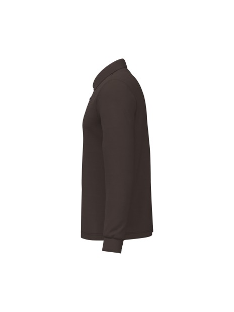 KARIBAN Polo manches longues homme /api/colors/b1e9730e-2307-4dc6-a97e-0dcccdb1ecfa personnalisable