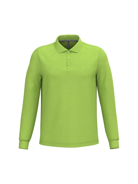 KARIBAN Polo manches longues homme /api/colors/8facb4b8-f974-4489-9f35-f89e0fd34bf7 personnalisable