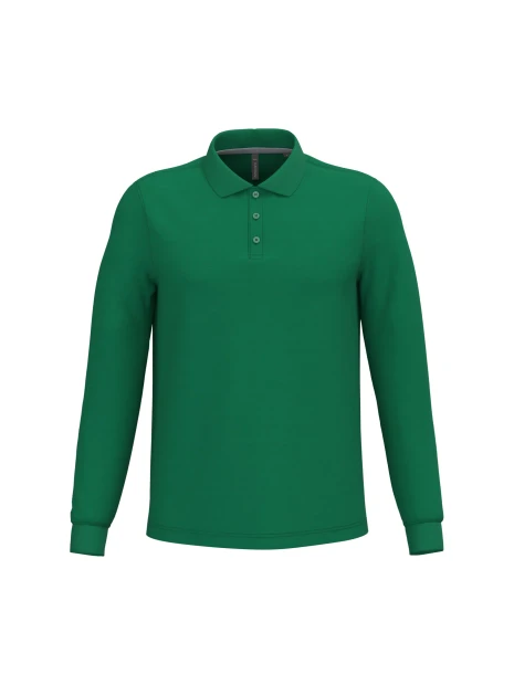 KARIBAN Polo manches longues homme /api/colors/8e228bbe-4407-4cbc-b57b-e0b7f7e9d211 personnalisable