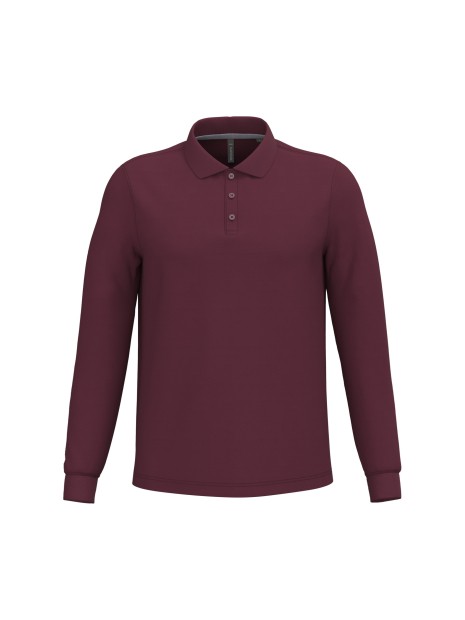 KARIBAN Polo manches longues homme /api/colors/3f4410b9-f80f-412a-9aa8-9260cc84003d personnalisable