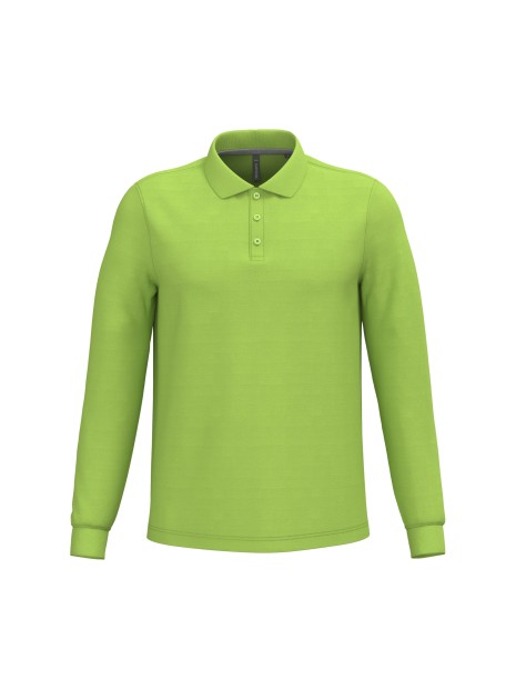 KARIBAN Polo manches longues homme /api/colors/8facb4b8-f974-4489-9f35-f89e0fd34bf7 personnalisable
