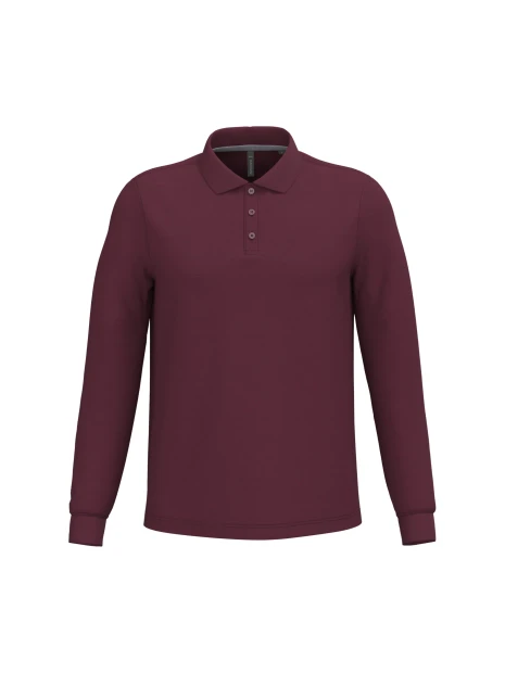 KARIBAN Polo manches longues homme /api/colors/3f4410b9-f80f-412a-9aa8-9260cc84003d personnalisable