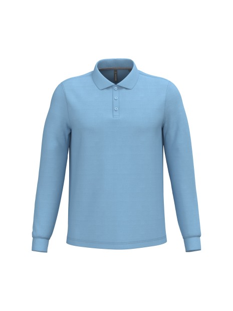 KARIBAN Polo manches longues homme /api/colors/549fa598-8d61-4fa2-82ad-90f4d2ec39ab personnalisable