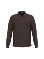 KARIBAN Polo manches longues homme /api/colors/b1e9730e-2307-4dc6-a97e-0dcccdb1ecfa personnalisable