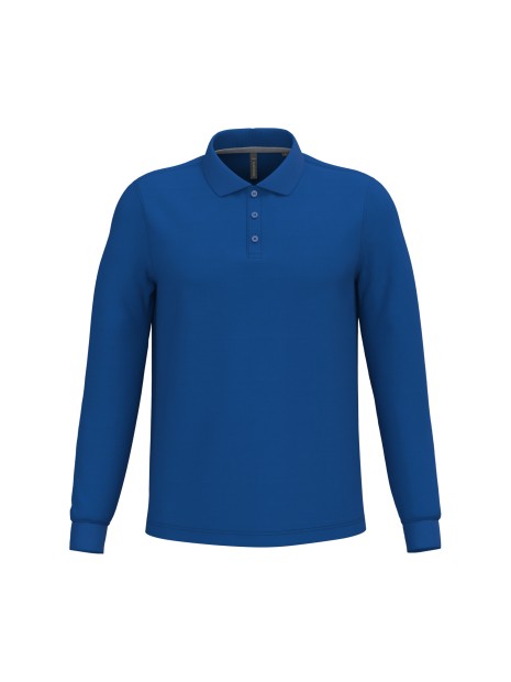 KARIBAN Polo manches longues homme /api/colors/cdd6ba31-692e-4c2e-b1b4-a3a4a50cf176 personnalisable