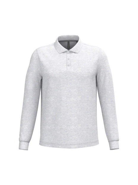 KARIBAN Polo manches longues homme /api/colors/4a891c91-7426-40ec-9f86-8674f2899954 personnalisable