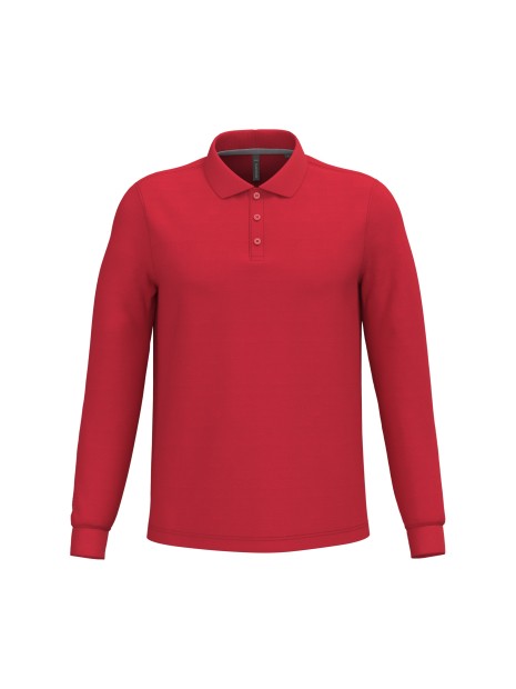KARIBAN Polo manches longues homme /api/colors/c953313a-9c9d-493b-934e-ddcf8fada2ae personnalisable