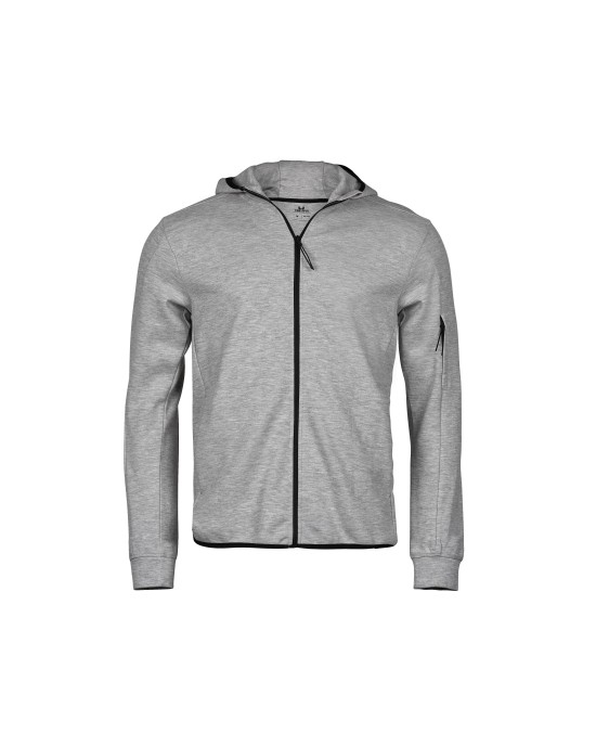 Sweat-shirts personnalisable Tee Jays ATHLETIC HOODED FULL ZIP SWEAT