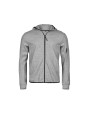 TEE JAYS ATHLETIC HOODED FULL ZIP SWEAT Sweatshirts personalisierbar