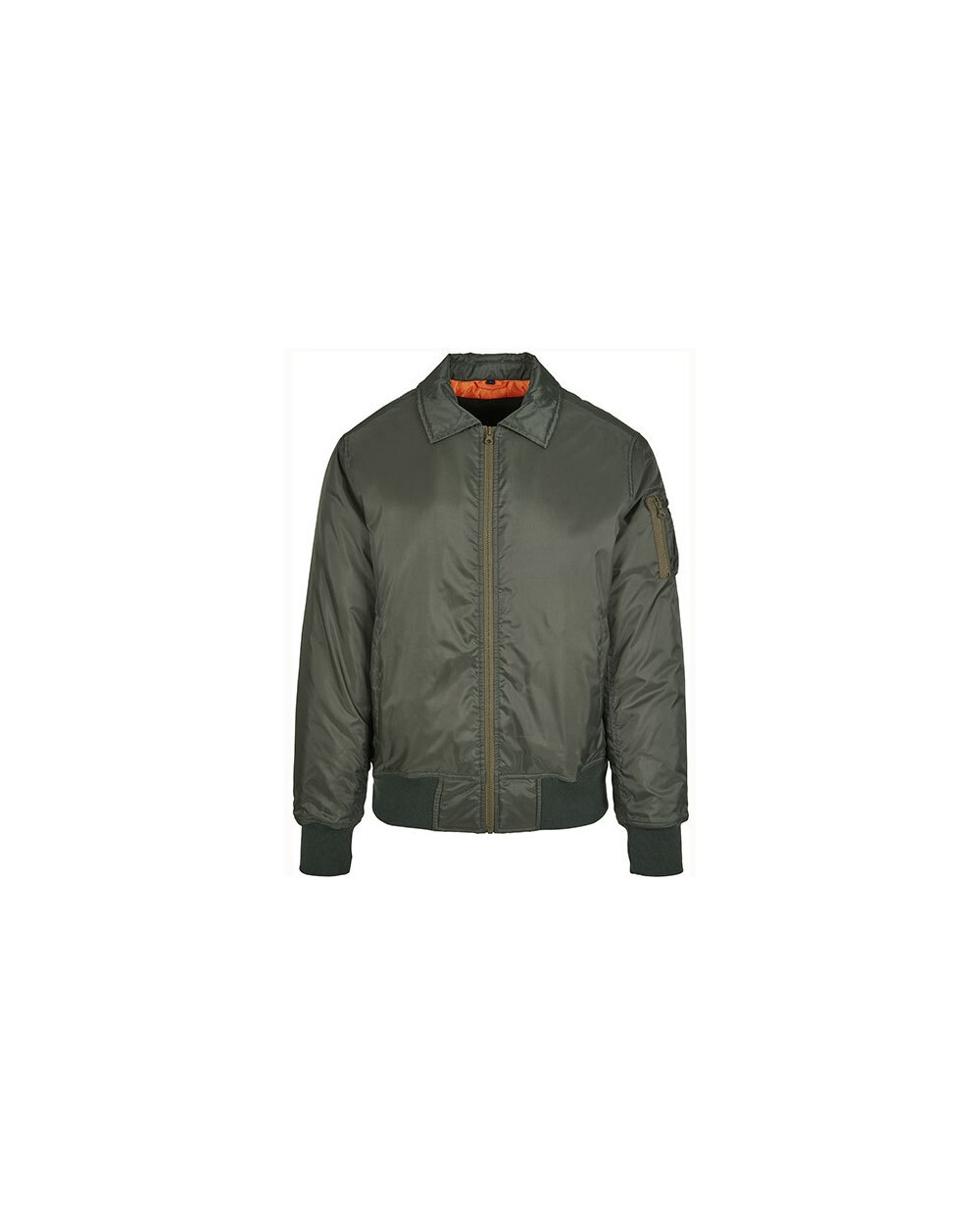 Jassen BUILD YOUR BRAND Collar Bomber Jacket voor bedrukking &amp; borduring