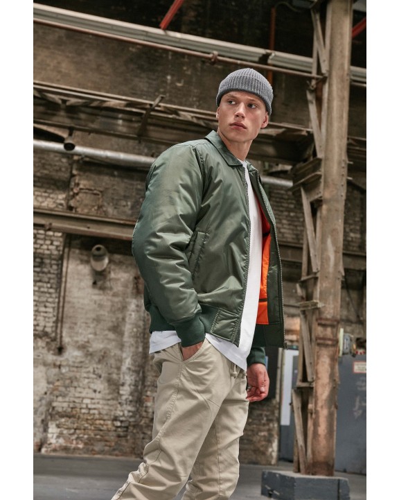 Vestes personnalisable BUILD YOUR BRAND Collar Bomber Jacket