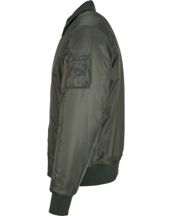 Vestes personnalisable BUILD YOUR BRAND Collar Bomber Jacket