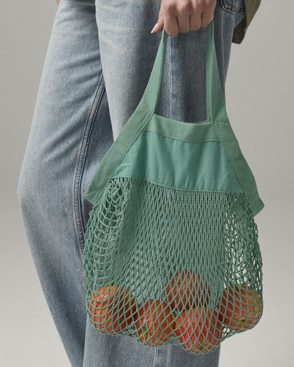 Tassen & Zakken WESTFORDMILL ORGANIC COTTON MINI MESH GROCERY BAG voor bedrukking &amp; borduring