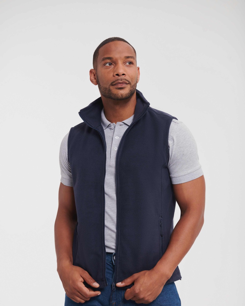 Jassen RUSSELL Outdoor fleece gilet voor bedrukking &amp; borduring