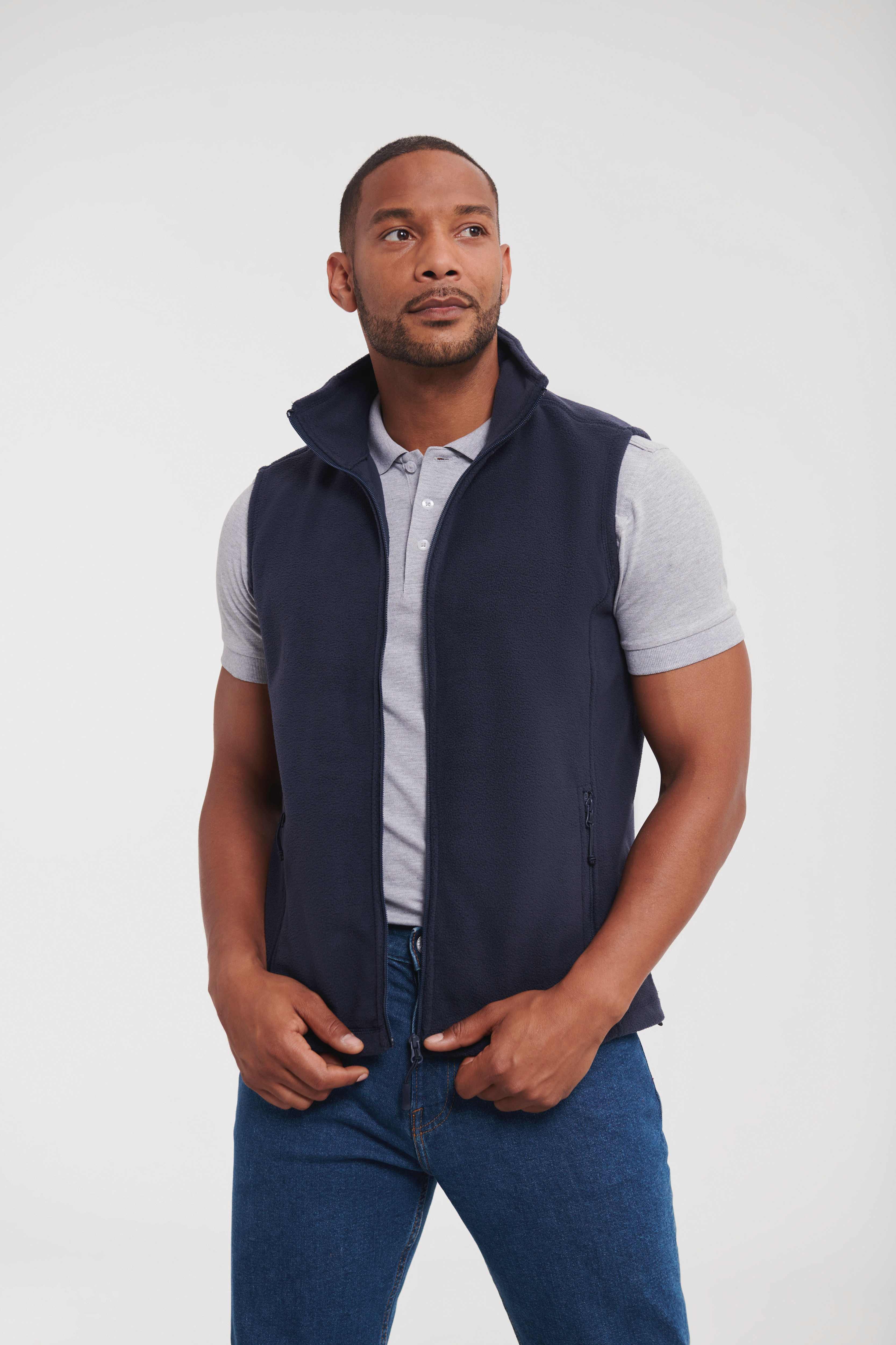 Jassen RUSSELL Outdoor fleece gilet voor bedrukking &amp; borduring
