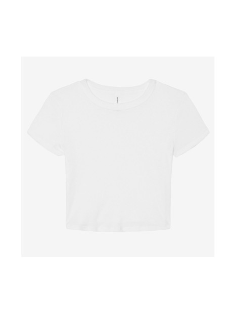 BELLA-CANVAS WOMEN'S MICRO RIB BABY TEE /api/colors/77608079-96df-47da-900f-2d4d8c06455c personnalisable