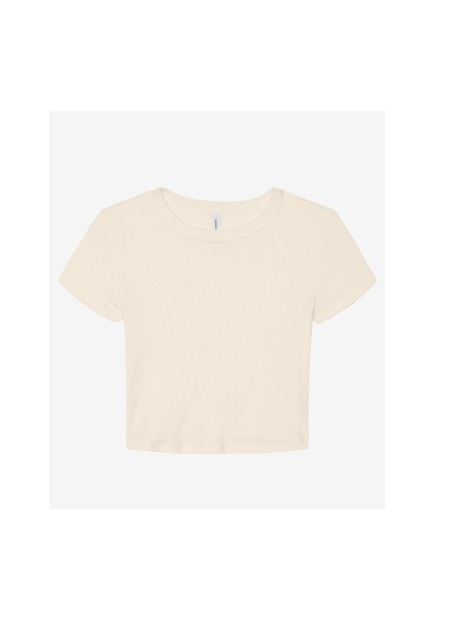 BELLA-CANVAS WOMEN'S MICRO RIB BABY TEE /api/colors/63d8d937-4420-424f-b957-12c7f86f9885 personnalisable