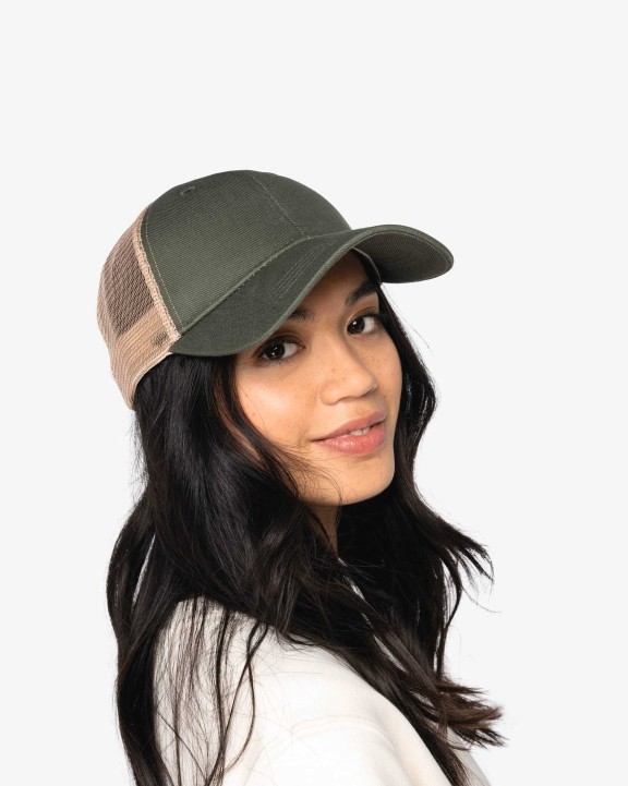 Casquettes personnalisable NATIVE SPIRIT Casquette trucker écoresponsable 6 panneaux unisexe