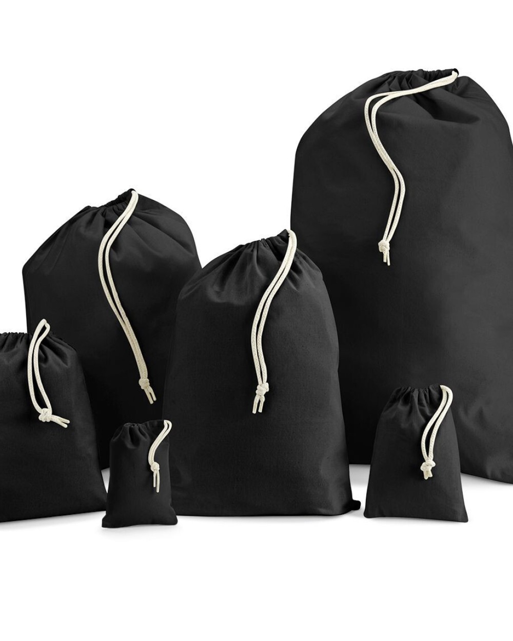 Tassen & Zakken WESTFORDMILL RECYCLED COTTON STUFF BAG voor bedrukking &amp; borduring