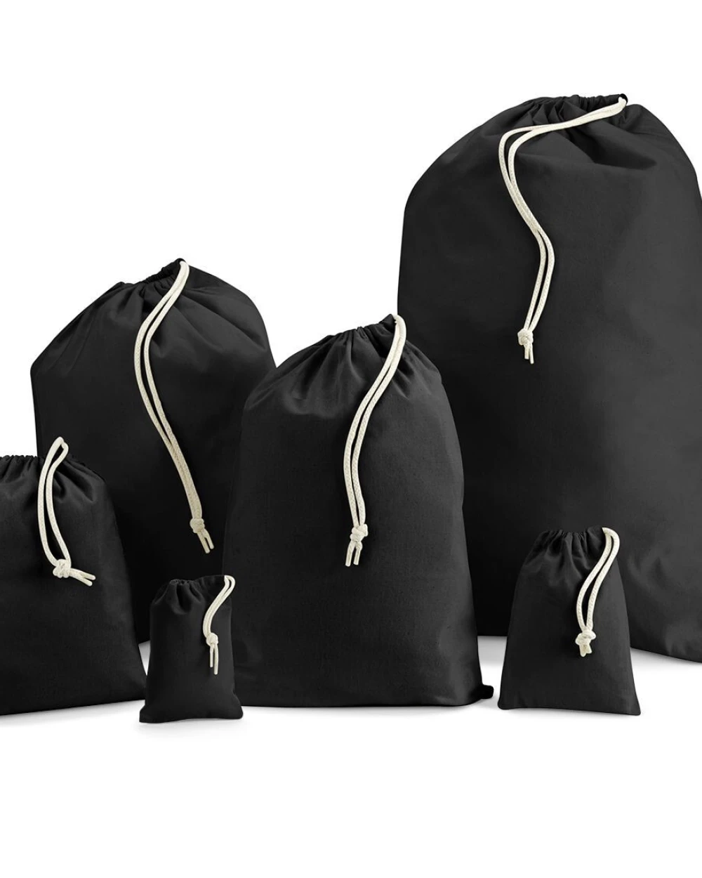 Tassen & Zakken WESTFORDMILL RECYCLED COTTON STUFF BAG voor bedrukking &amp; borduring