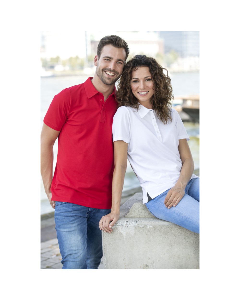 Polo's ELEVATE Markham stretch damespolo met korte mouwen voor bedrukking &amp; borduring