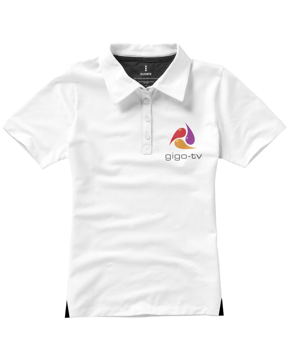 Polo's ELEVATE Markham stretch damespolo met korte mouwen voor bedrukking &amp; borduring