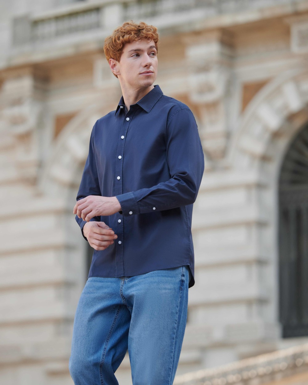 Hemden FRONT ROW CASUAL SHIRT voor bedrukking &amp; borduring