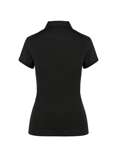 KARIBAN Polo jersey manches courtes femme /api/colors/b9fdad4a-5e94-45cb-8c03-c08b349b28c3 personnalisable