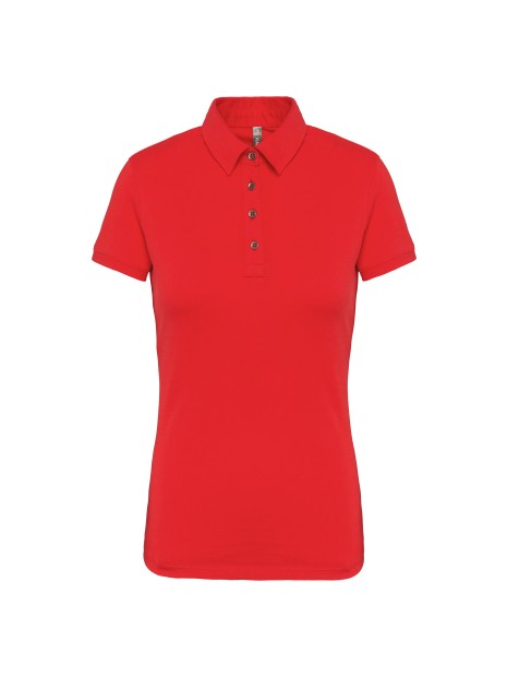 KARIBAN Polo jersey manches courtes femme /api/colors/c953313a-9c9d-493b-934e-ddcf8fada2ae personnalisable