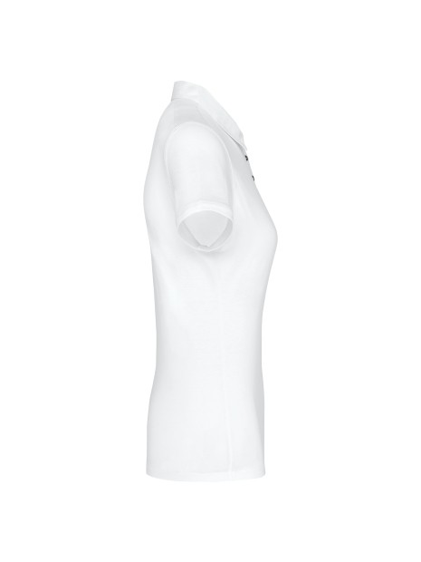 KARIBAN Polo jersey manches courtes femme /api/colors/7a92cd2d-10d2-40b4-928b-296bb7487506 personnalisable