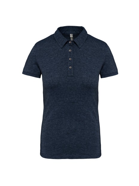 KARIBAN Polo jersey manches courtes femme /api/colors/34645e9b-b8a1-441f-b38c-4c2ad38c98a3 personnalisable