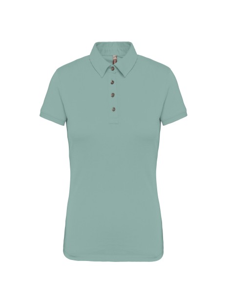 KARIBAN Polo jersey manches courtes femme /api/colors/9461b1f5-f20c-4909-acf0-8bf53fdec48b personnalisable