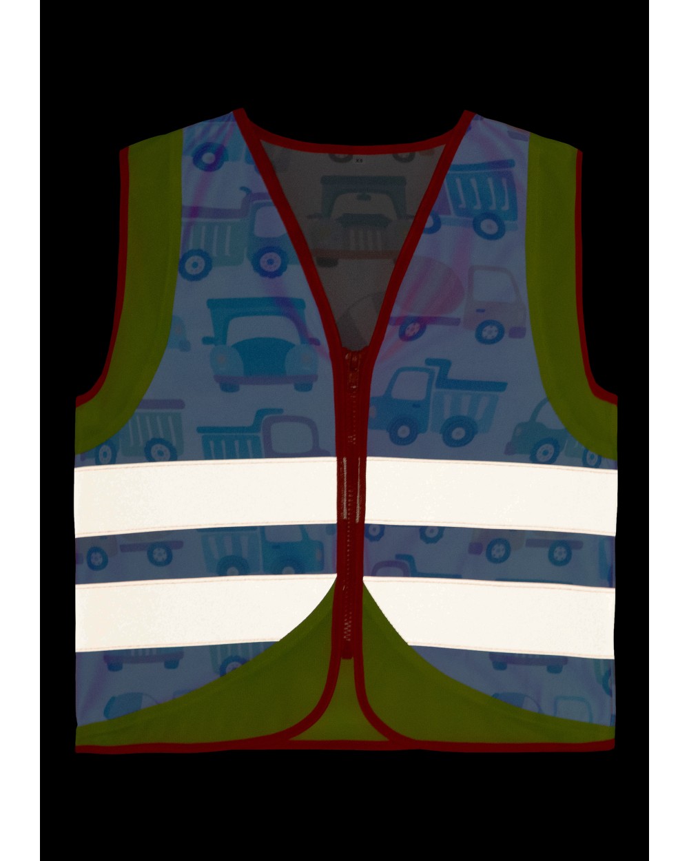 Fluo vestjes KORNTEX Children´s Safety Vest Action Vehicle Fun CO² Neutral voor bedrukking &amp; borduring
