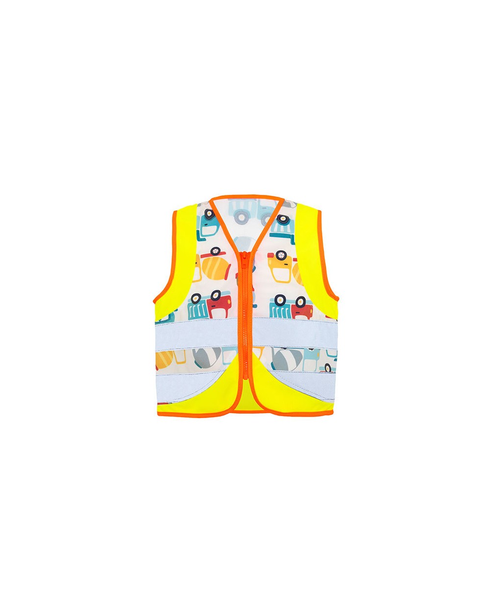 Fluo vestjes KORNTEX Children´s Safety Vest Action Vehicle Fun CO² Neutral voor bedrukking &amp; borduring