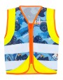 Fluo vestjes KORNTEX Children´s Safety Vest Action Vehicle Fun CO² Neutral voor bedrukking &amp; borduring