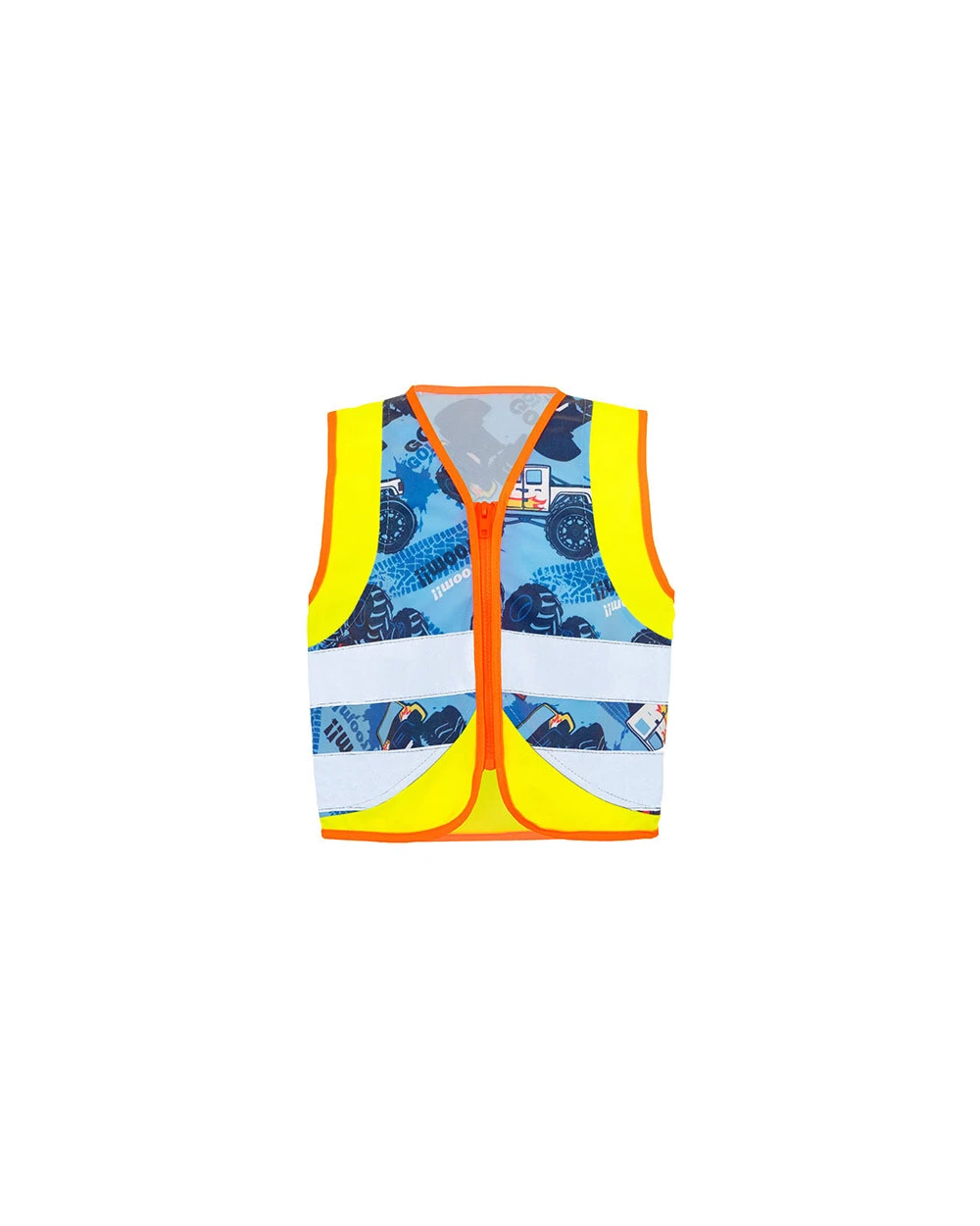 Fluo vestjes KORNTEX Children´s Safety Vest Action Vehicle Fun CO² Neutral voor bedrukking &amp; borduring