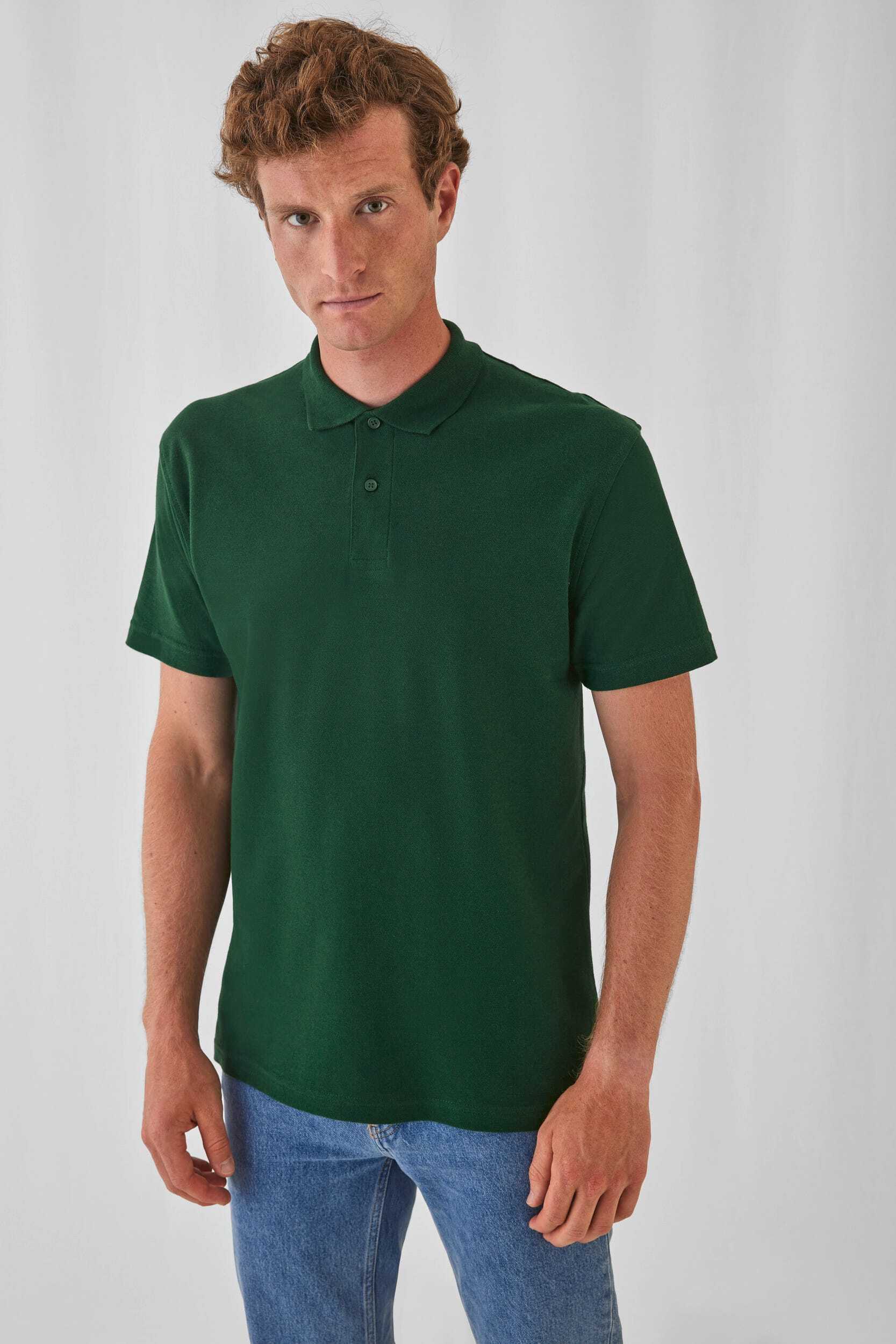 Polo's B&C Id.001 Polo Shirt voor bedrukking &amp; borduring