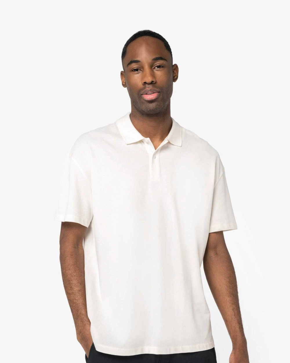 Polo's NATIVE SPIRIT Ecologische herenpolo van piquétricot met afhangende schouders voor bedrukking &amp; borduring