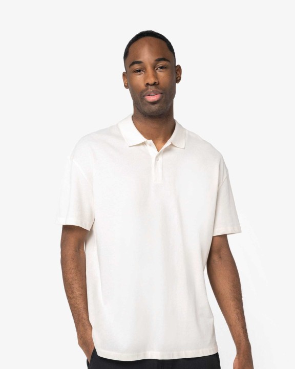 Polos personnalisable NATIVE SPIRIT Polo écoresponsable maille piquée à épaules tombantes homme