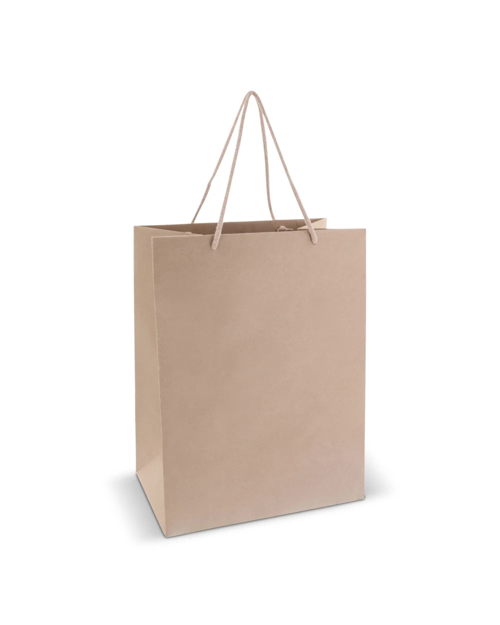 Tote bags 4DO Papieren geschenktas 120g/m² 30x20x40cm voor bedrukking &amp; borduring