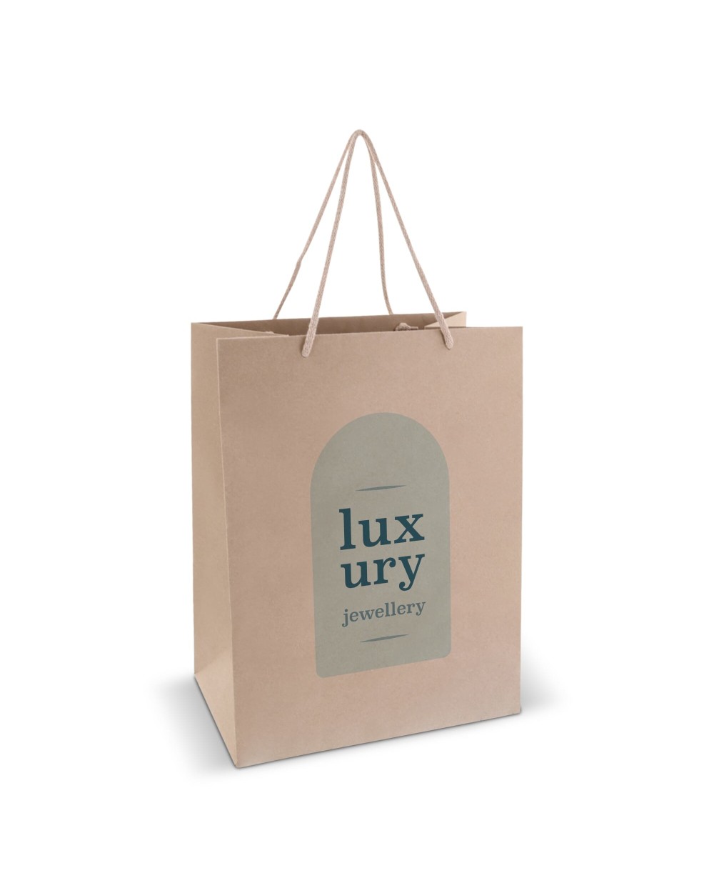 4DO Geschenktüte aus Papier 120g/m² 30x20x40cm Tote Bags personalisierbar