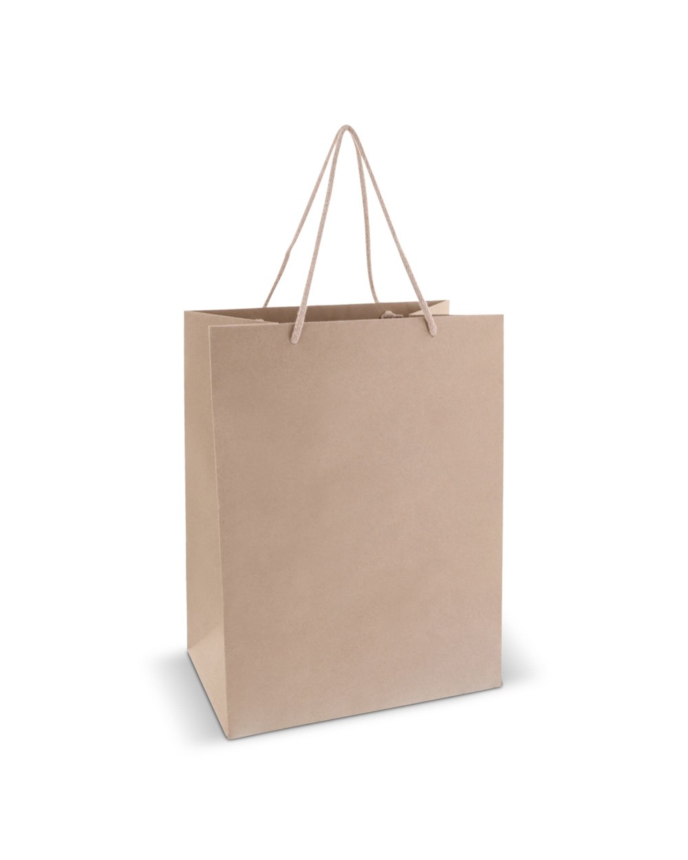 Tote bags 4DO Papieren geschenktas 120g/m² 30x20x40cm voor bedrukking &amp; borduring