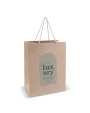 4DO Geschenktüte aus Papier 120g/m² 30x20x40cm Tote Bags personalisierbar