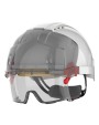 Benodigdheden JSP EVO® VISTAlens™ veiligheidshelm, microvizier, geventileerd, met geïntegreerd anticondens, antikr voor bedrukking &amp; borduring