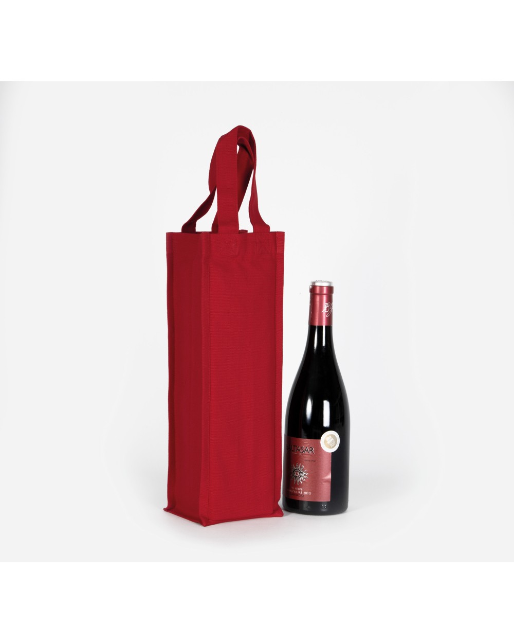 KIMOOD Flaschenbeutel. Baumwollcanvas Taschen personalisierbar