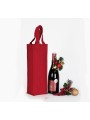 KIMOOD Sac porte-bouteille en coton canvas /api/colors/4fa7109a-7fa4-4f07-95b2-3253a384c147 personnalisable