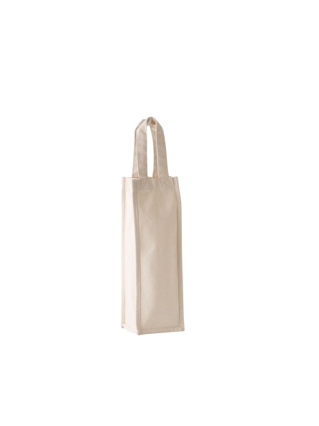 KIMOOD Sac porte-bouteille en coton canvas /api/colors/e4673c21-e8cb-492b-aa0c-b227b8618401 personnalisable