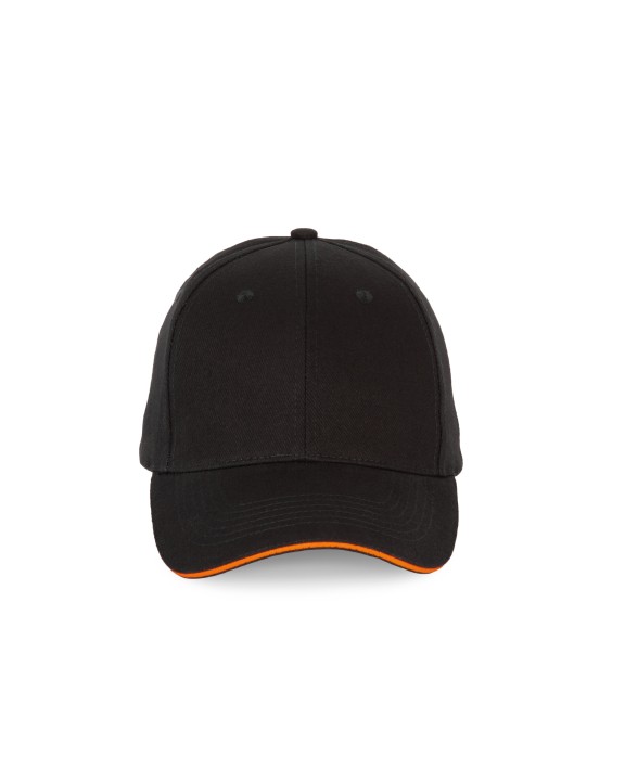 Casquettes personnalisable K-UP Casquette sandwich contrasté - 6 panneaux
