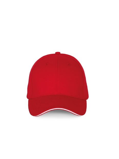 K-UP Casquette sandwich contrasté - 6 panneaux /api/colors/b7356eda-6c72-4d03-829c-6a61c9e04b1f personnalisable