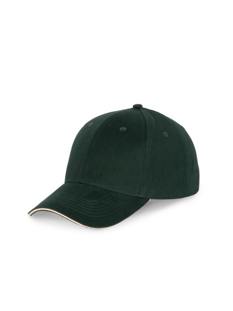 K-UP Casquette sandwich contrasté - 6 panneaux /api/colors/debf5a20-ee24-473b-8cad-f0bdbe5aa54e personnalisable